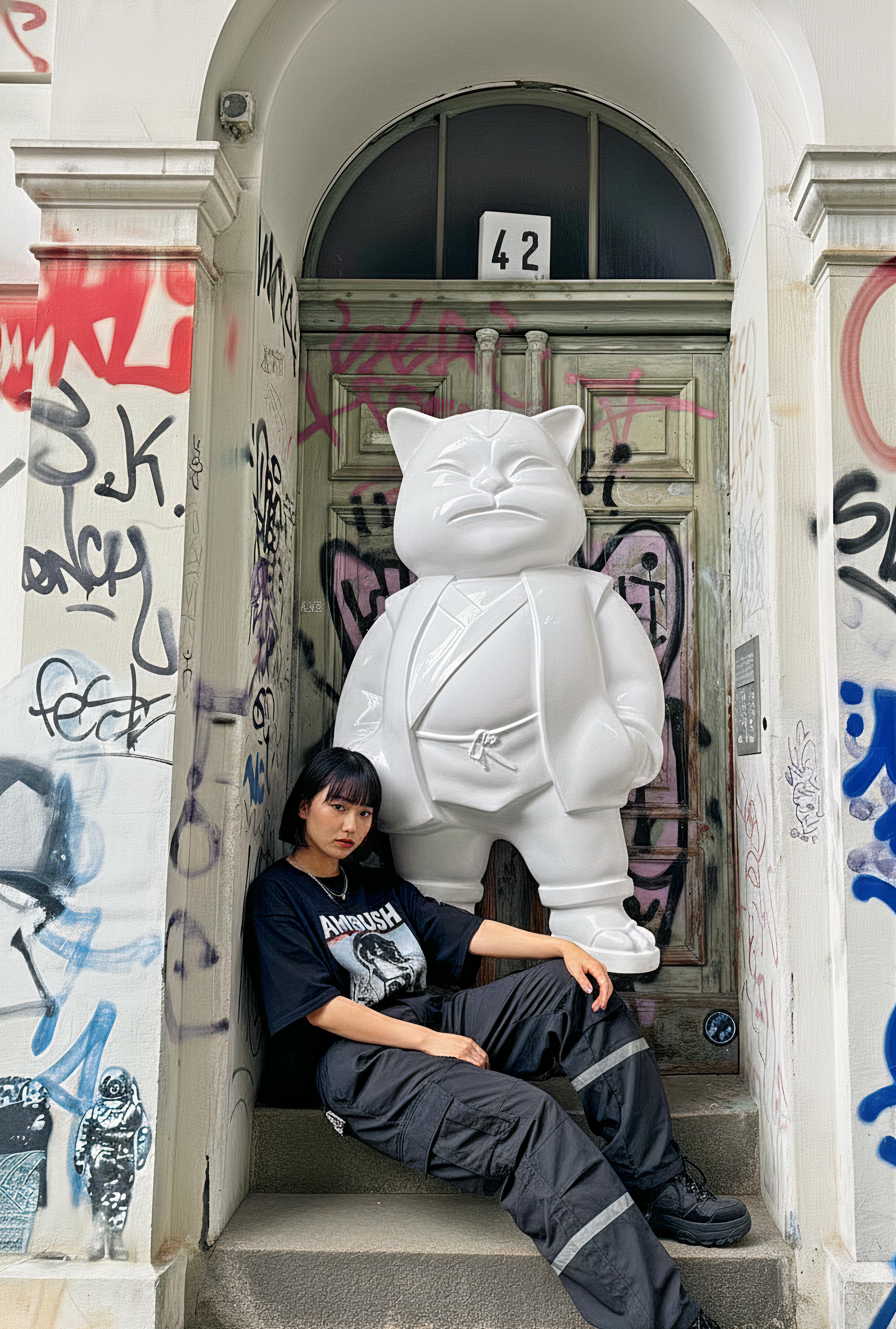 Urbancat Magnifico : Weiße Metropole Muse im Angebot 3