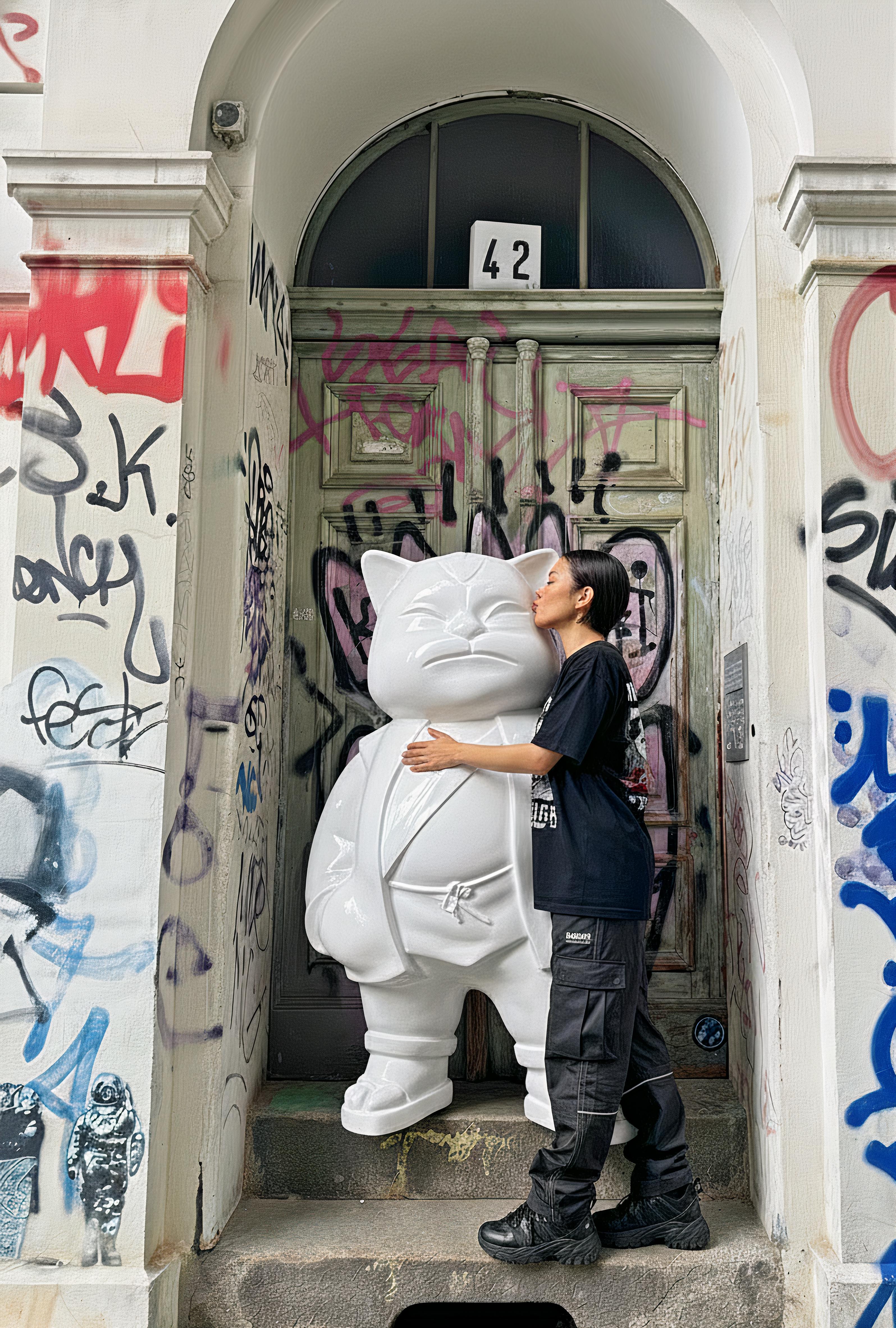 Urbancat Magnifico : Weiße Metropole Muse im Angebot 4