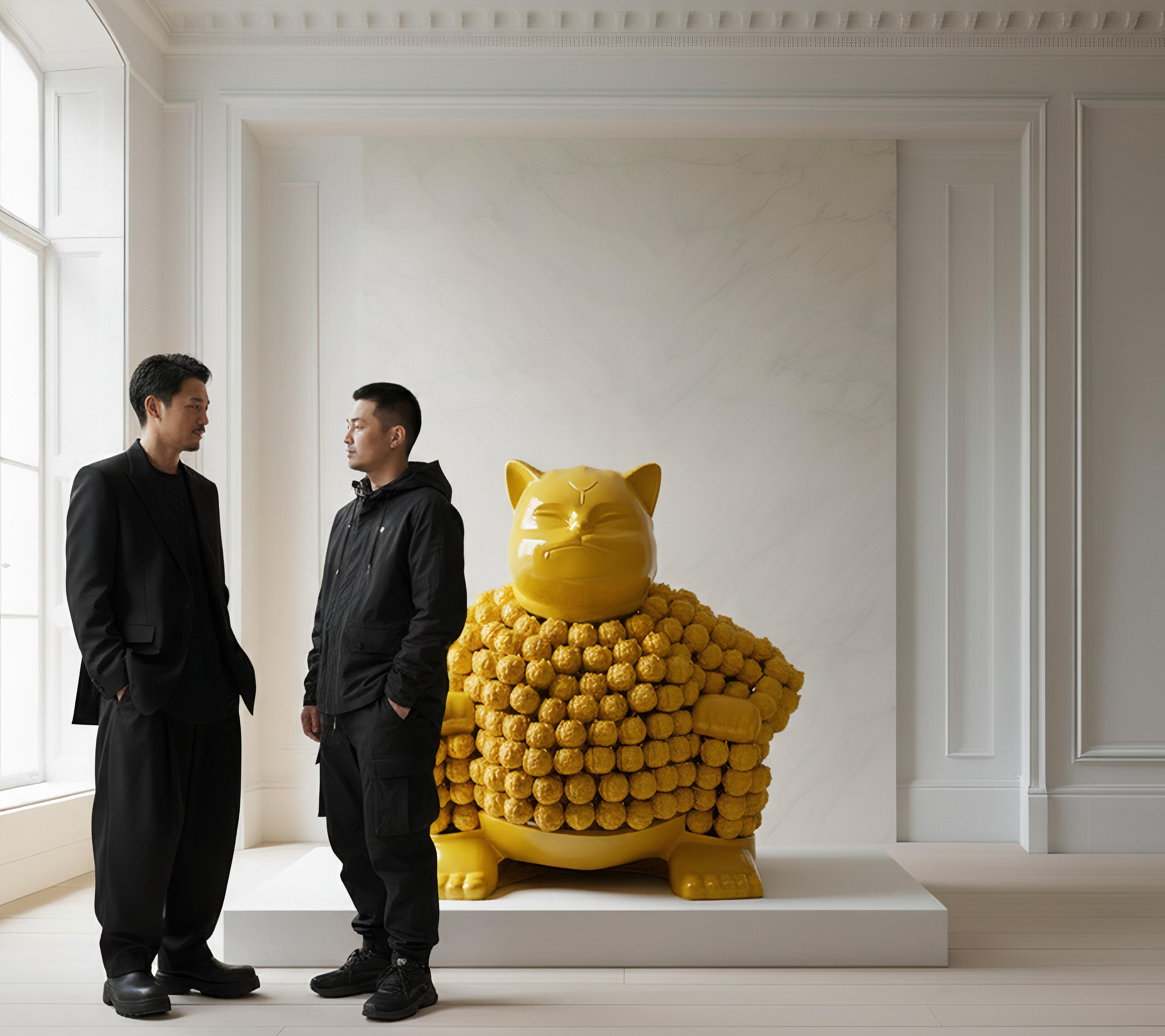 Yellow Sumonmyoji's Resonance : A Harmonious Ode to Onmyōdō's Dance of Dualities For Sale 5