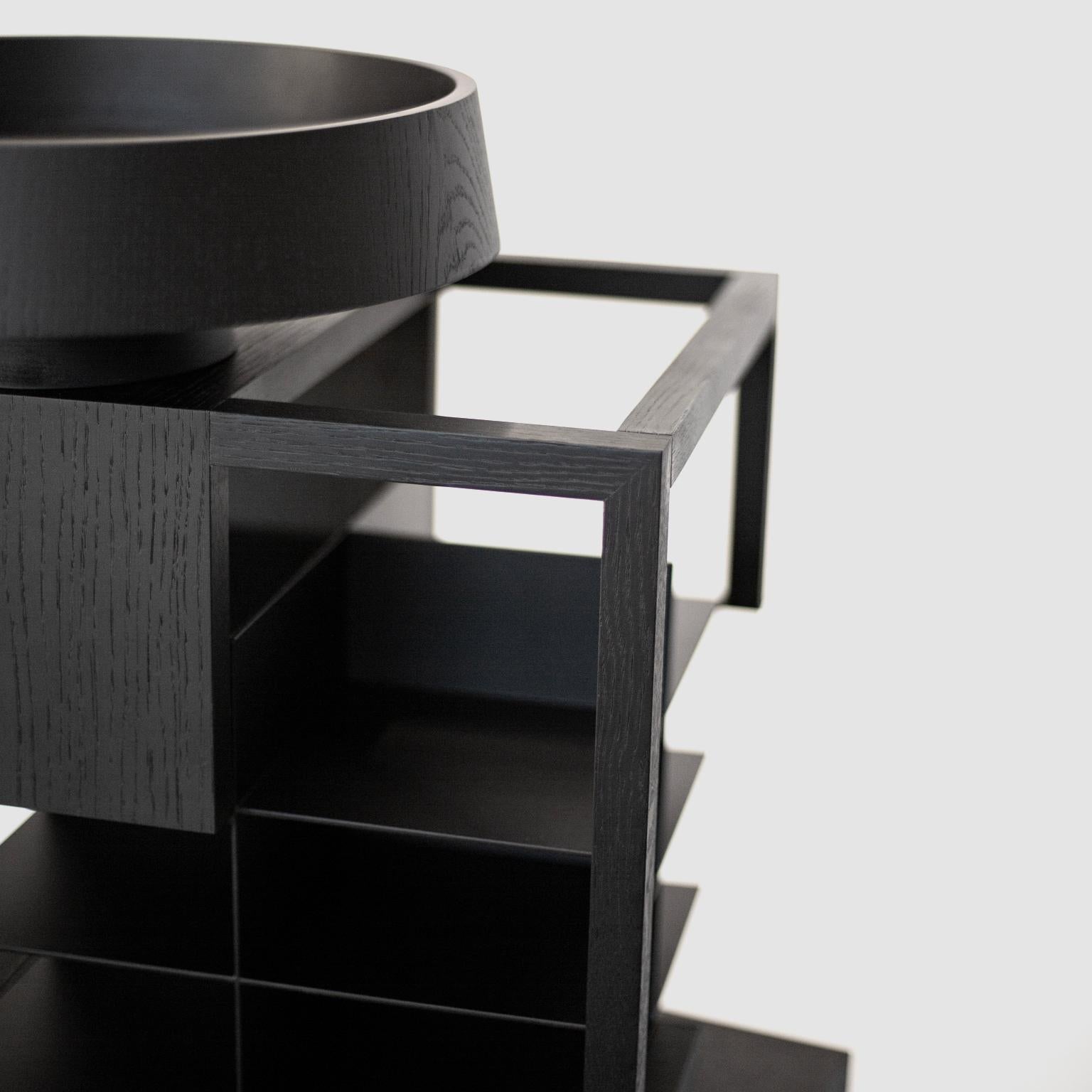 Arts and Crafts Contemporary Storage or Sculpture Etagere HIRO by Studio1+11, 21st Century   