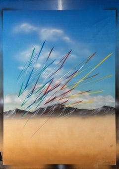 La luce rifratta del deserto, litografia di Hiro Kai