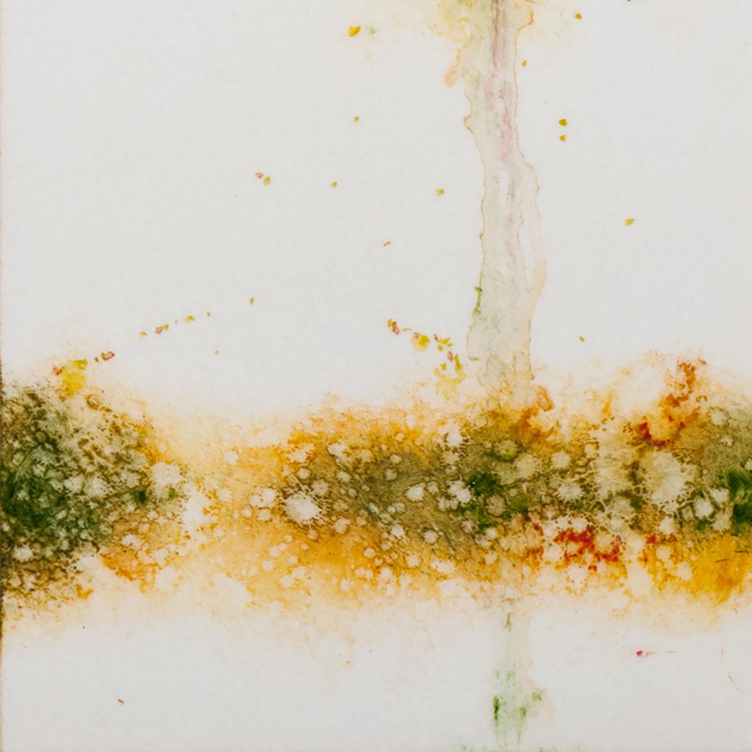 #5301 - Gold Abstract Painting by Hiro Yokose