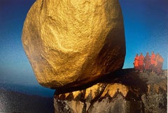 La roche dorée de Shwe Pyi Daw, Kyaiktiyo, Myanmar 1978