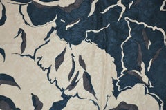 Hiroko Kapp Forest Green  "Multi Floral on Floral Roses" Silk Jacquard Scarf