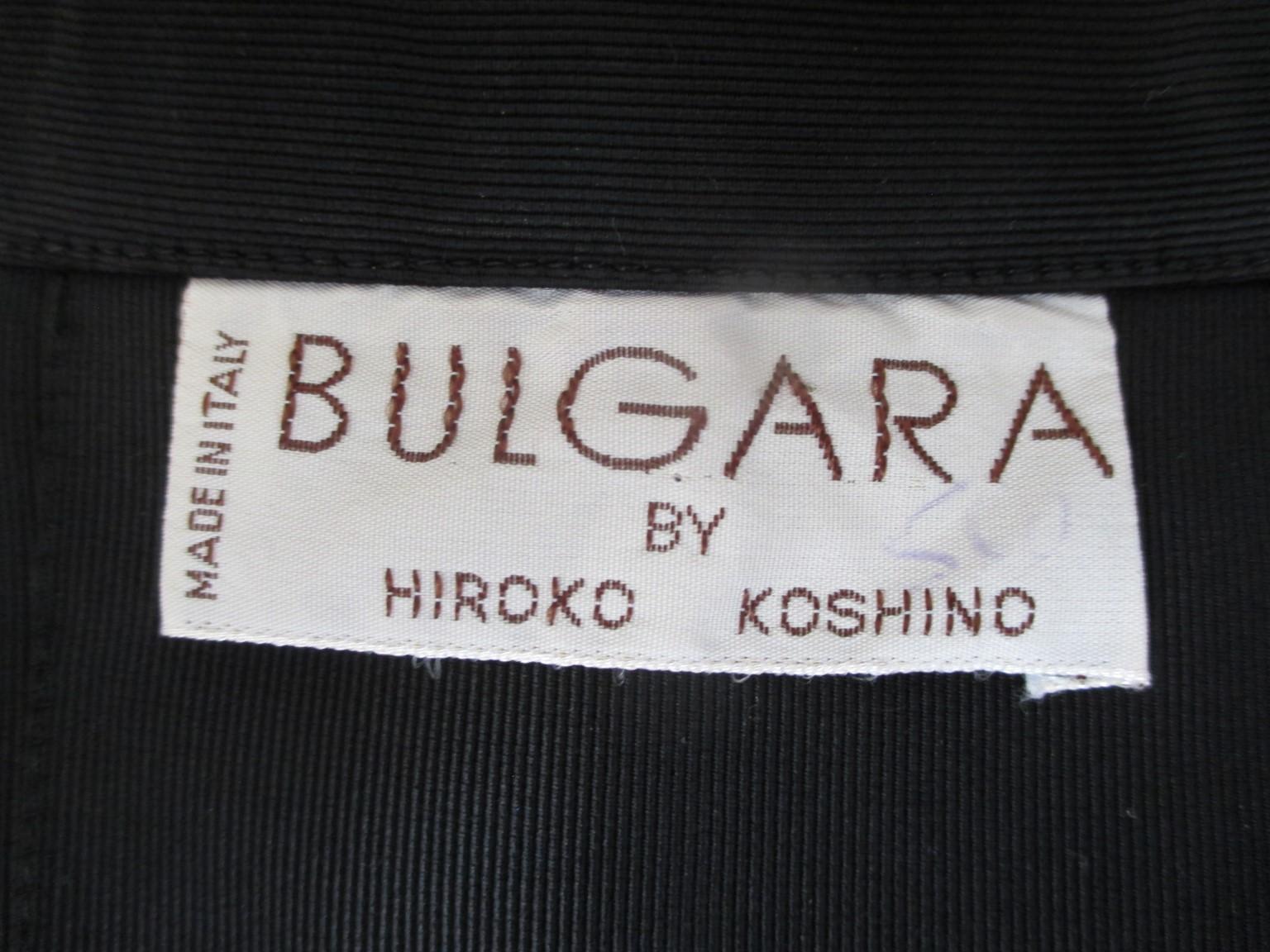  Hiroko Koshino Japan Black Design Jacket 1980 For Sale 4