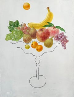 Japanese Contemporary Art by Hiromi Sengoku - Asortment of Fruits and Sunrise