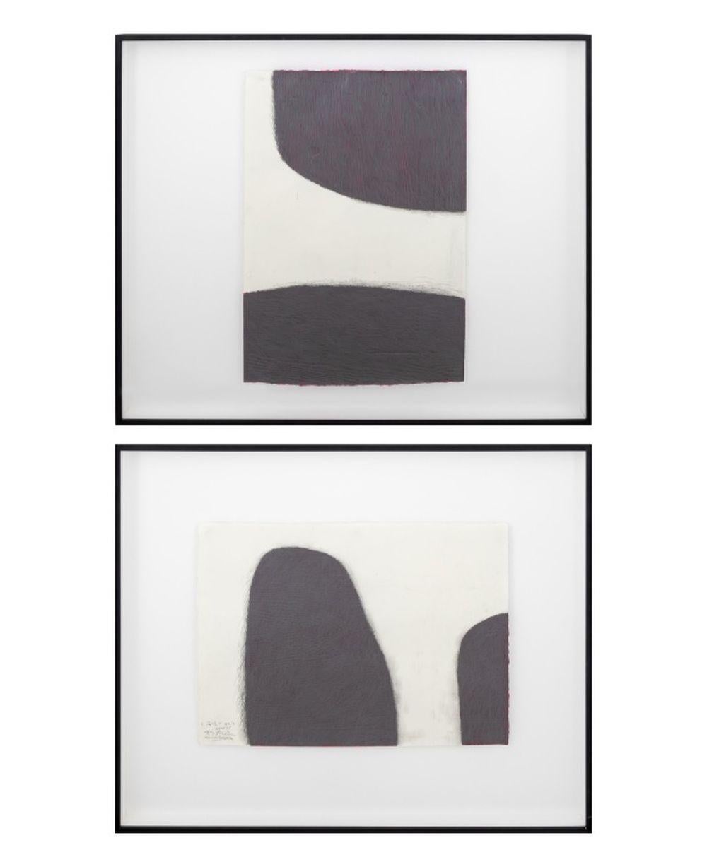 Oversized Abstract Drawings and Watercolors
