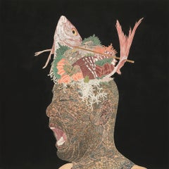 Hiroomi Ito - "LOVE PRESENTATION", Japanese painting with natural pigments "LOVE PRESENTATION", Japanese painting with natural pigments