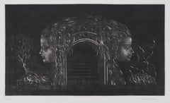 „Women Temple“ – Original-Radierung, handsigniert – nummeriert / 115