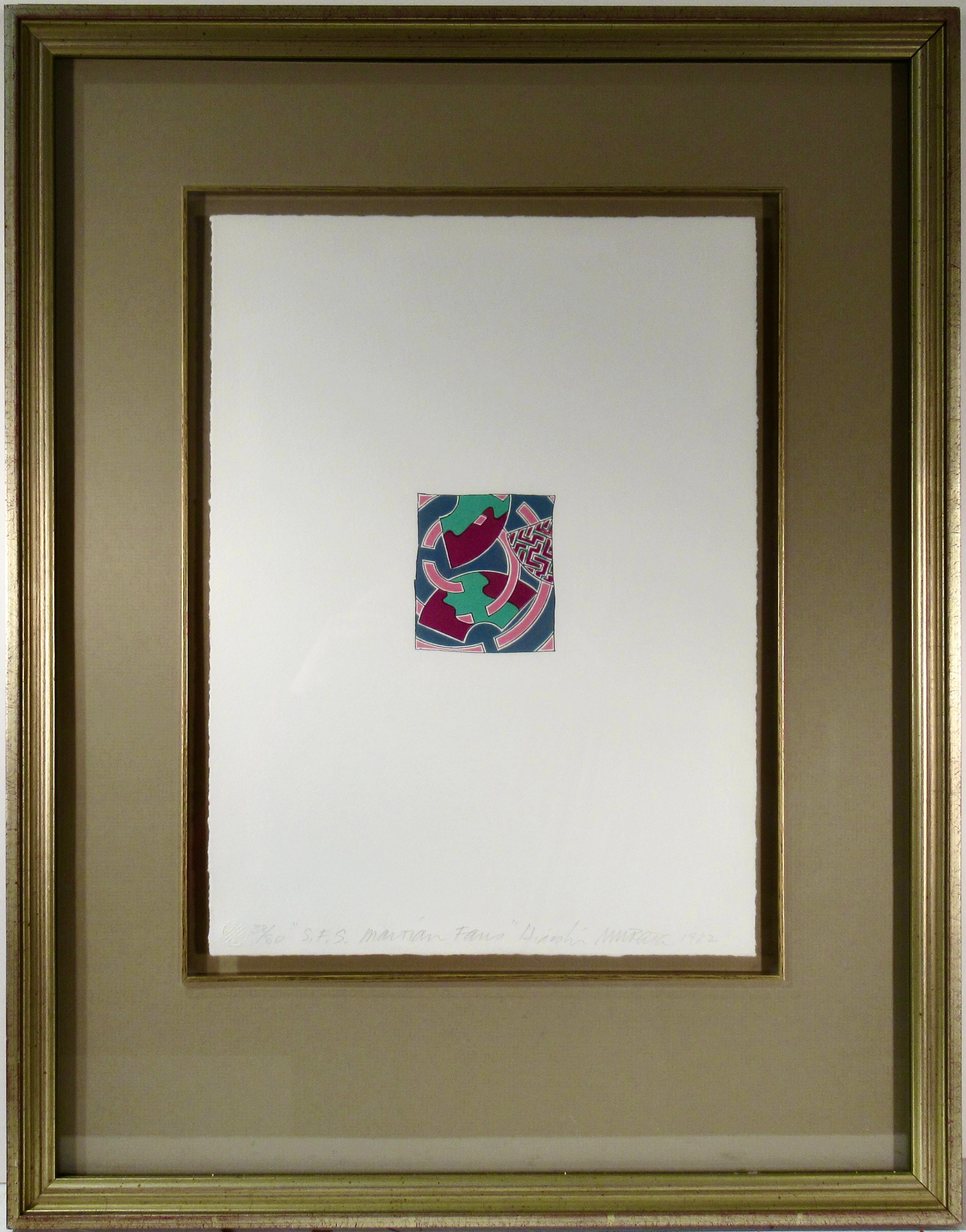 Hiroshi Murata Abstract Print - Martian Fans