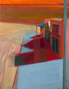 "Calle de la esquina nº 2" de Hiroshi Sato, Pintura original, Paisaje abstracto