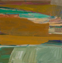 « Paysage D » de Hiroshi Sato, peinture originale, paysage abstrait