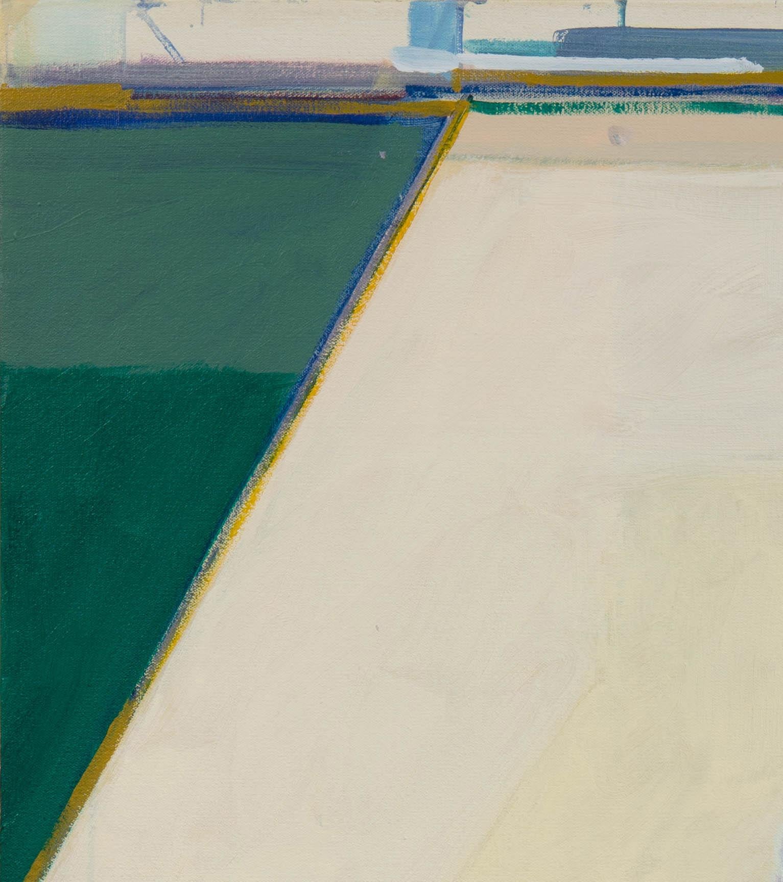 „Vert-Tisch Nr. 1“ von Hiroshi Sato, Originalgemälde, Abstraktes Stillleben im Angebot 5