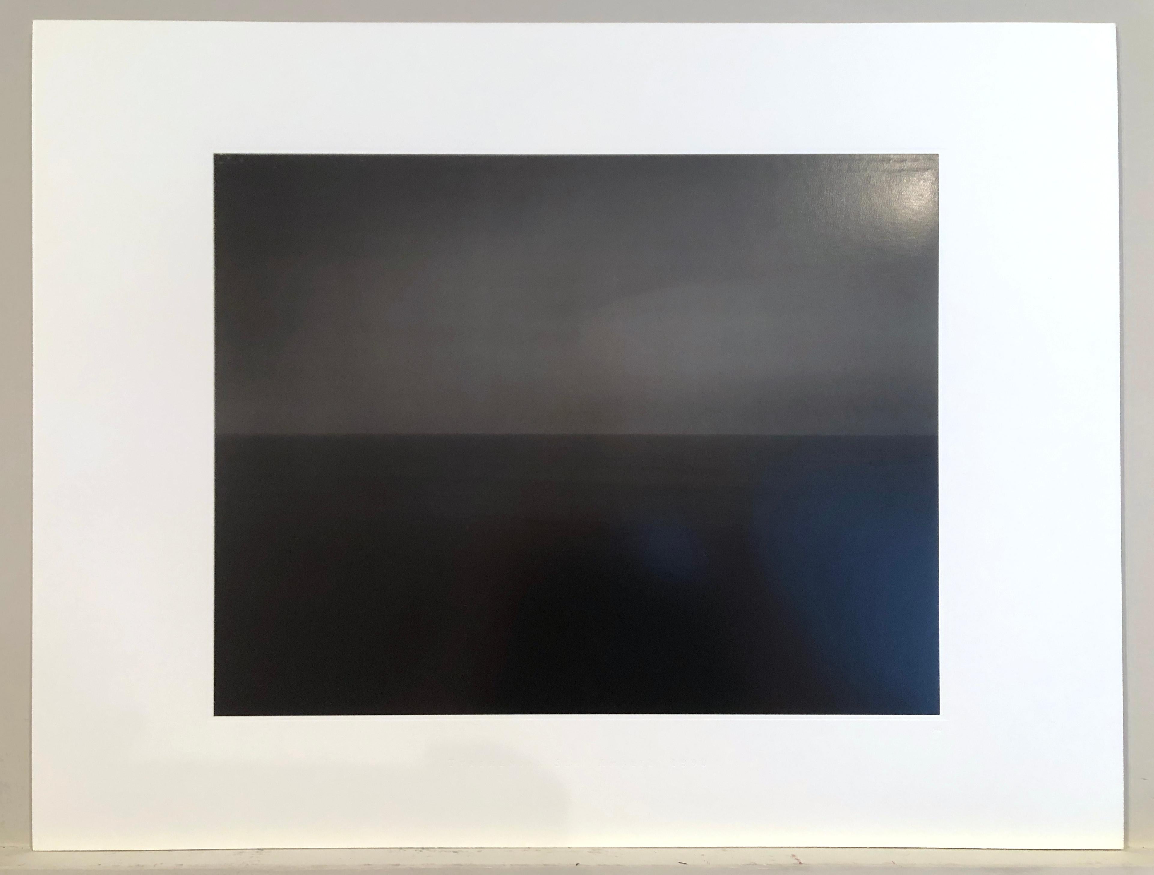 Hiroshi Sugimoto, Time Exposed 340, Lithograph, 1991; photographic seascape 1