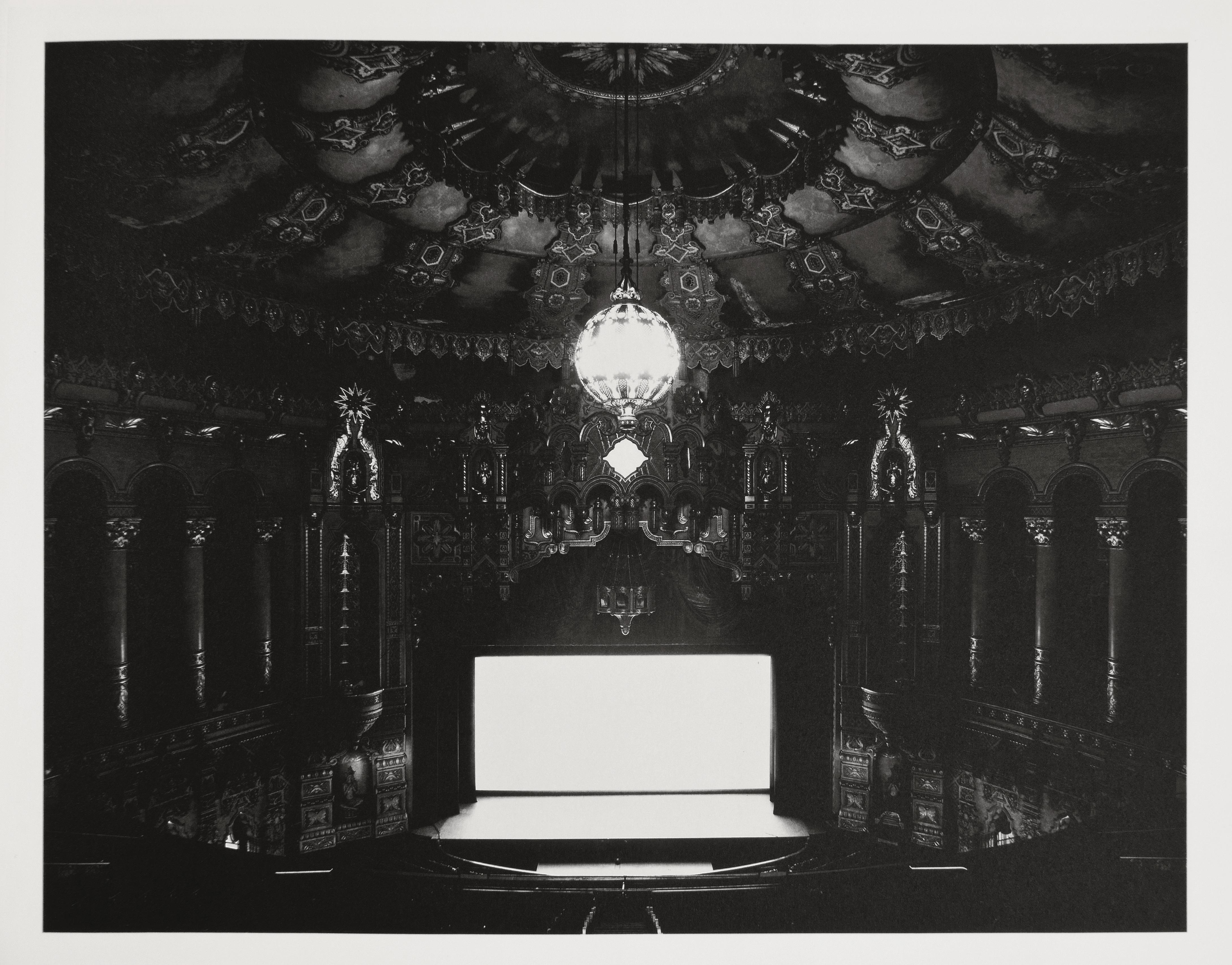 Hiroshi Sugimoto Black and White Photograph - Theaters by Hans Belting, 2001