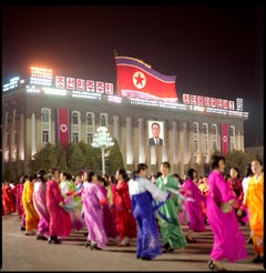 Kim Il Sung's Birthday, Kim Il Sung Square, North Korea