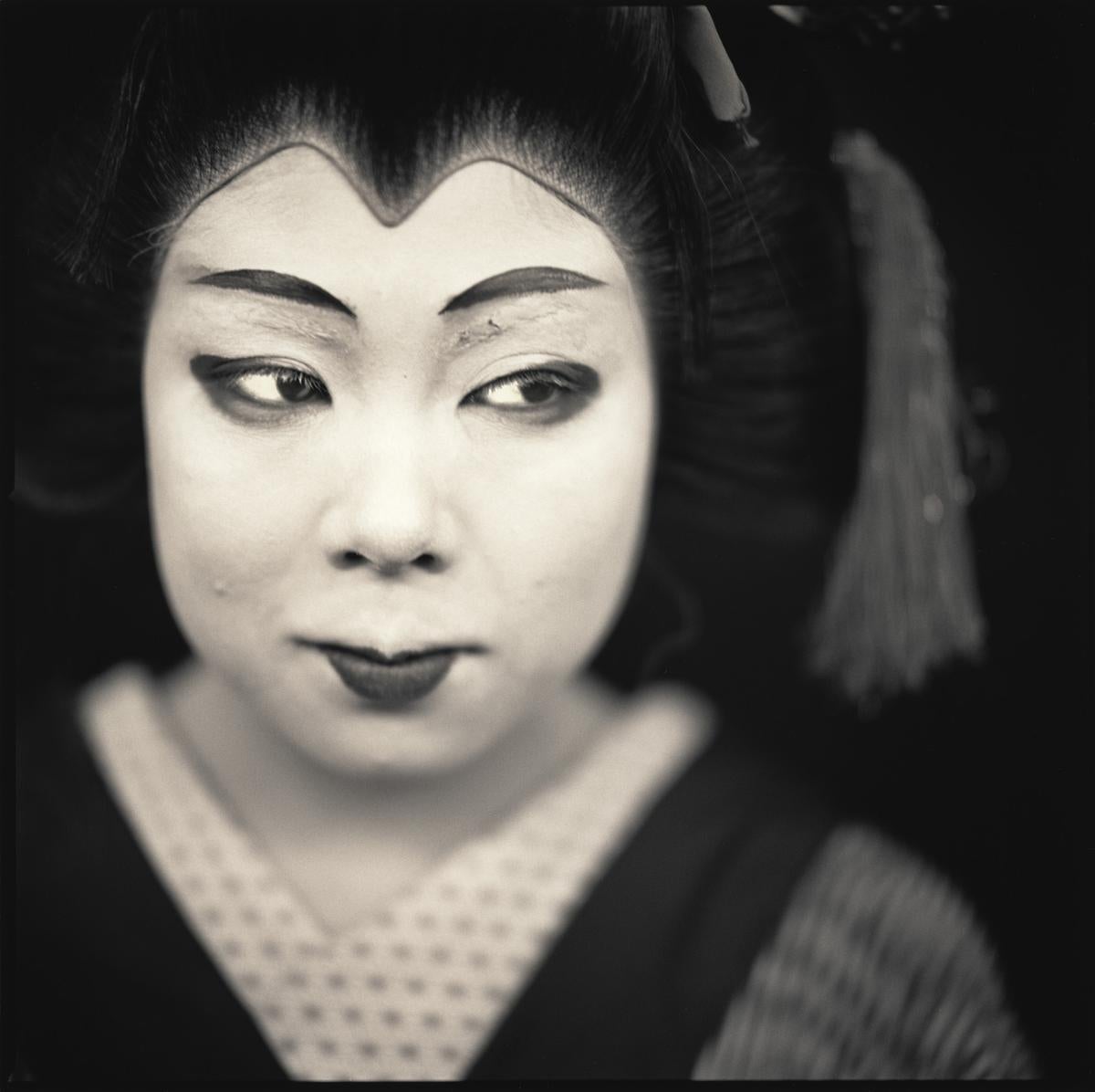 Hiroshi Watanabe Black and White Photograph - Mari Ito as Osato, Tono Kabuki