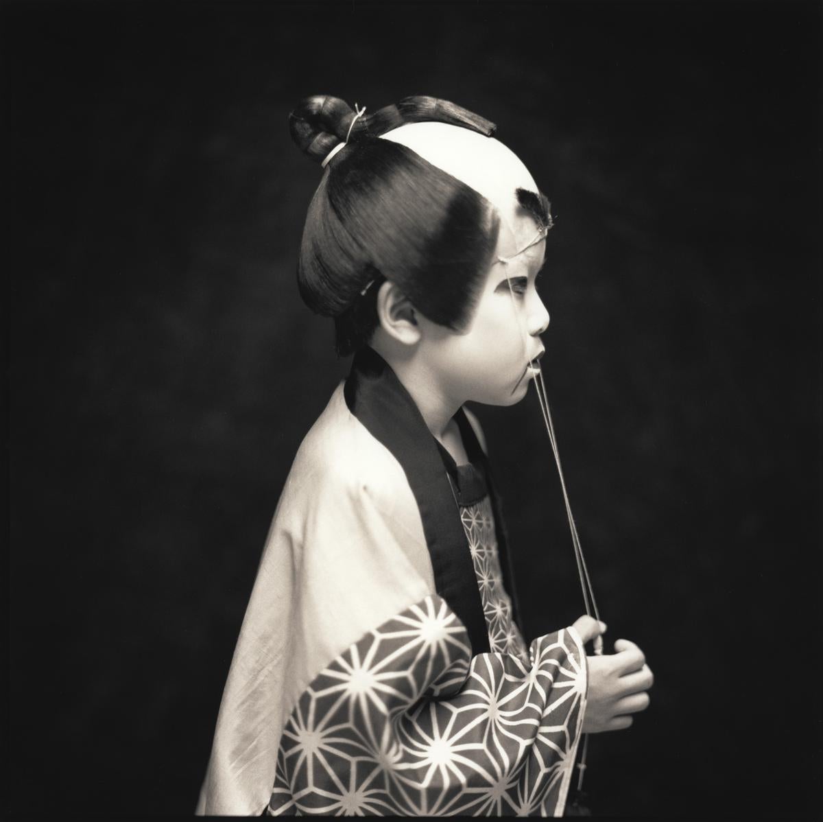 Hiroshi Watanabe Portrait Photograph - Yuki Nonaka, Matsuo Kabuki