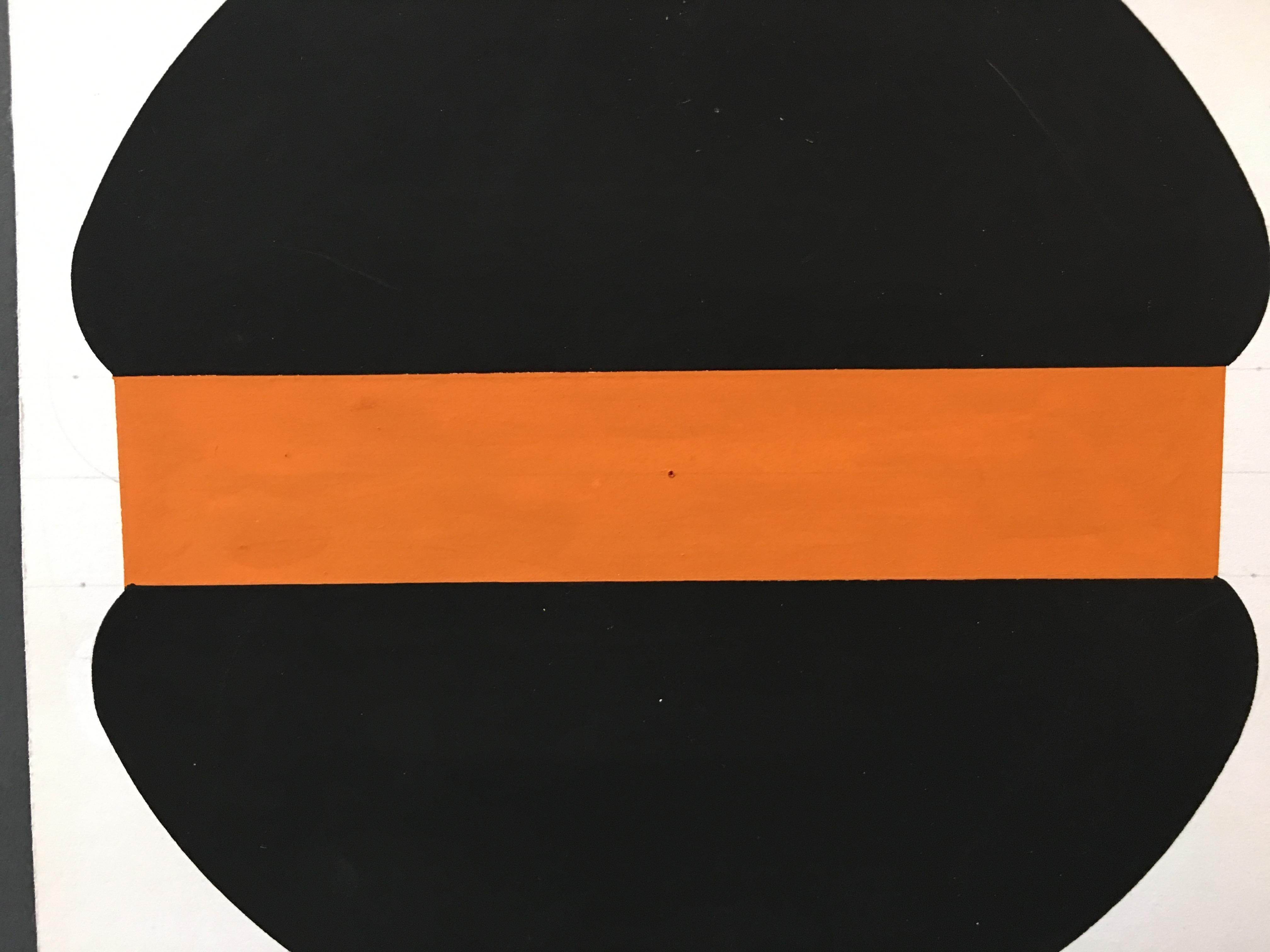 Modern Hiroshi Yasukawa Signed Abstract Painting For Sale 1