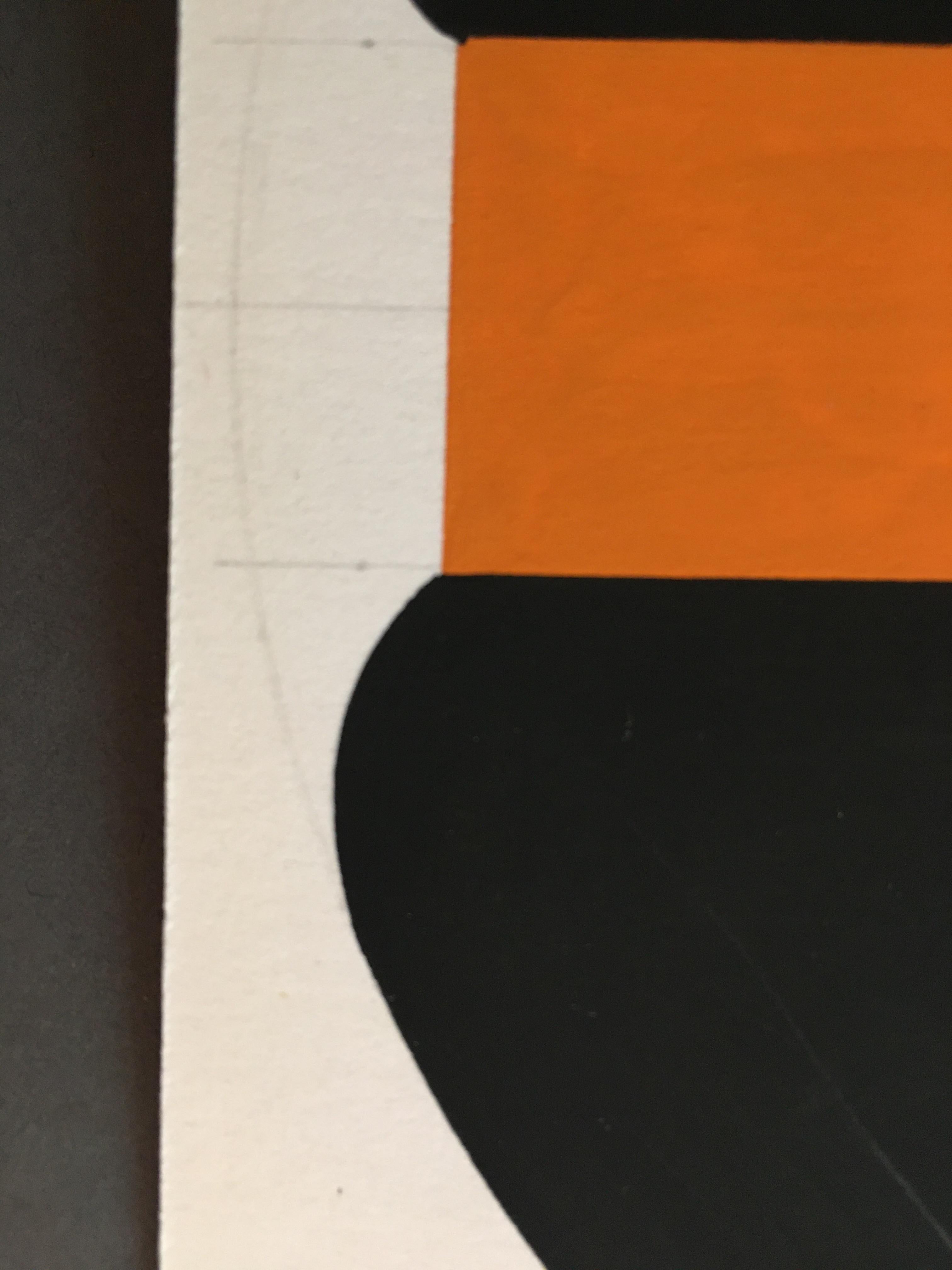 Modern Hiroshi Yasukawa Signed Abstract Painting For Sale 2