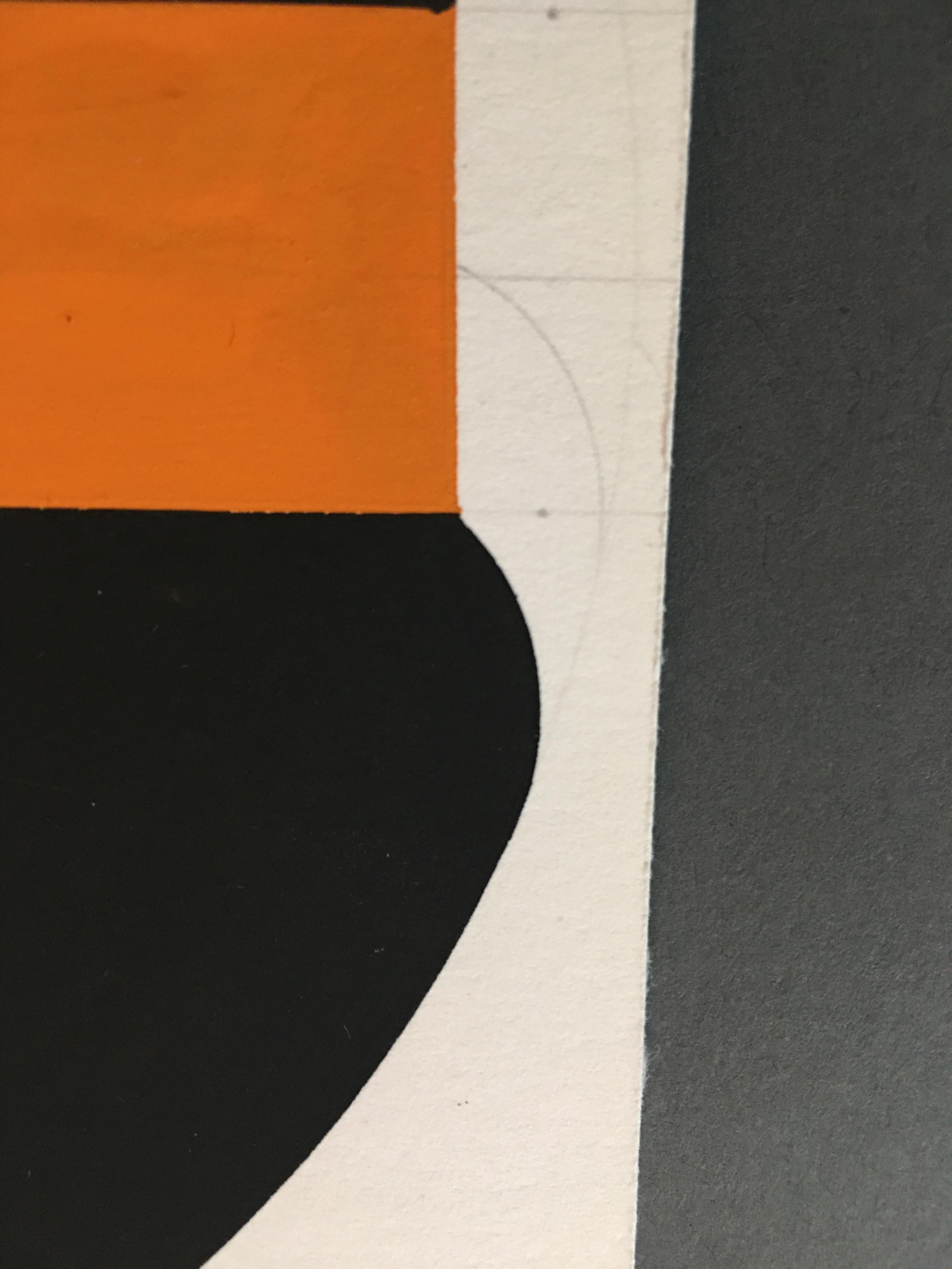 Modern Hiroshi Yasukawa Signed Abstract Painting For Sale 4