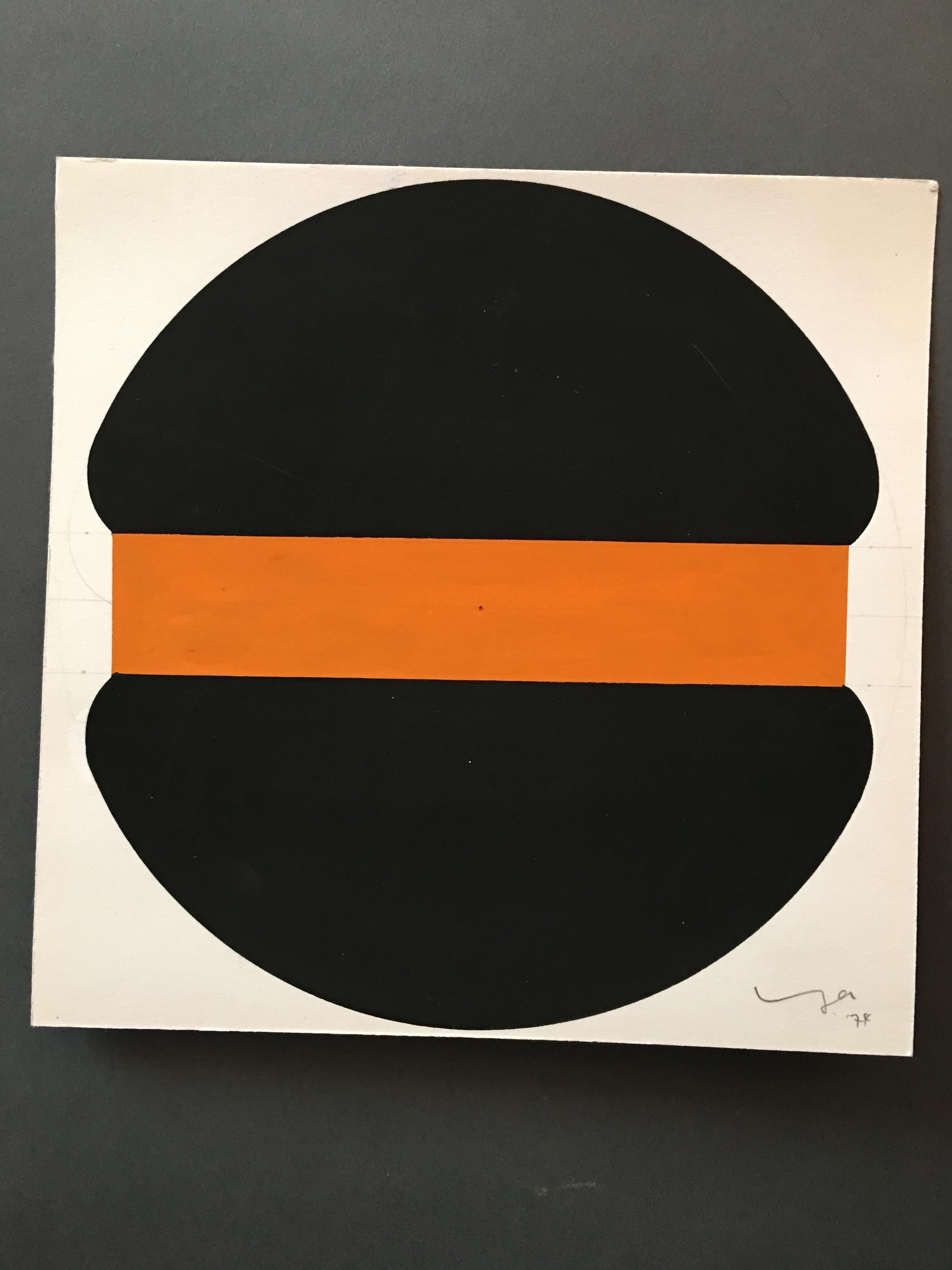 Modern Hiroshi Yasukawa Signed Abstract Painting For Sale 5