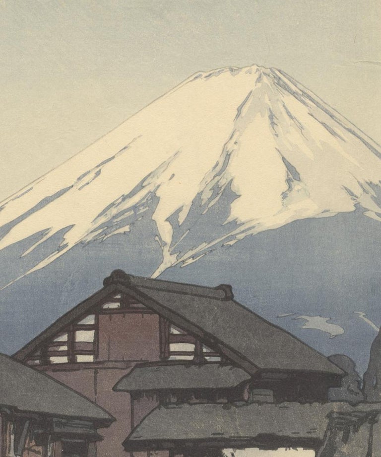 Hiroshi Yoshida Hiroshi Yoshida, Artworks, Mt Fuji, Original Japanese