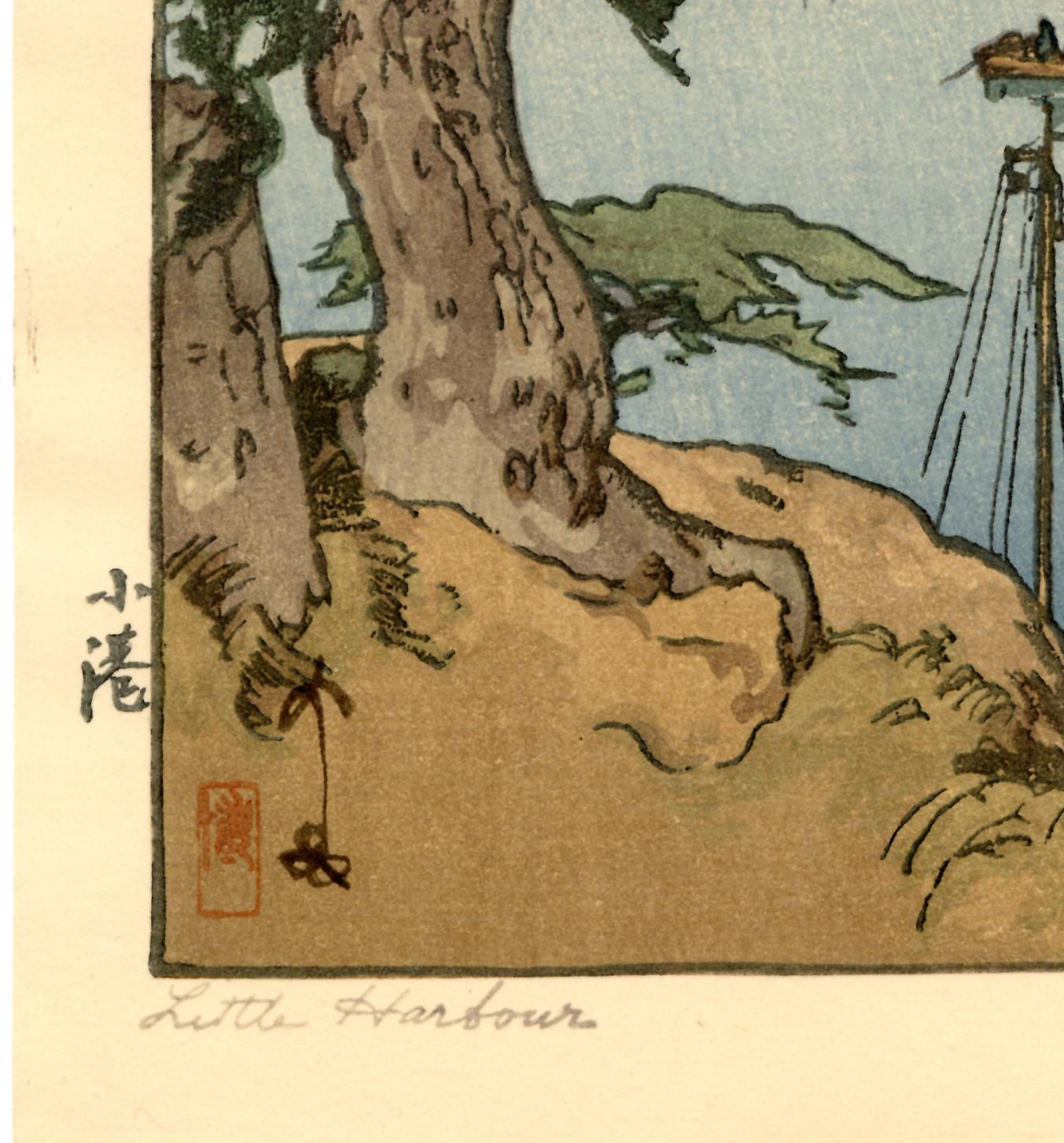 Original handmade Japanese woodblock print. 