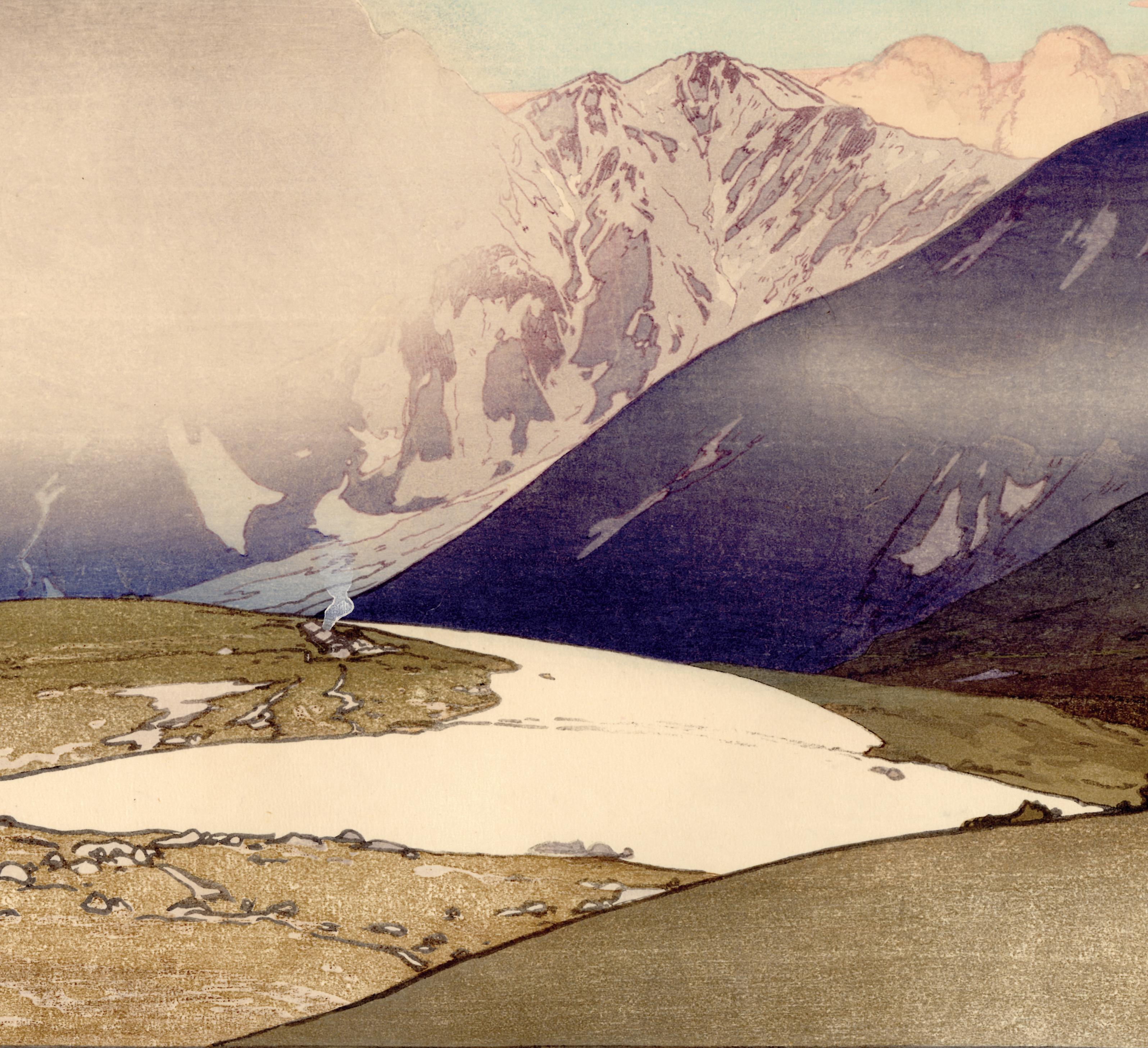Tateyama Betsuzan from the Japan Alps Series - Showa Print by Hiroshi Yoshida
