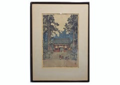 "Toshogu Shrine" Japanese Woodblock Print