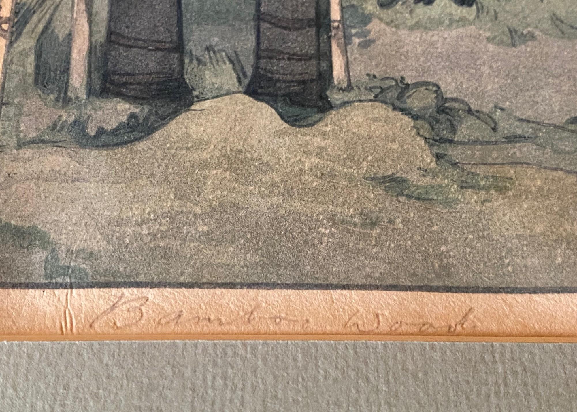 Hiroshi Yoshida Impresión xilográfica japonesa firmada Madera de bambú con sello Jizuri en venta 6