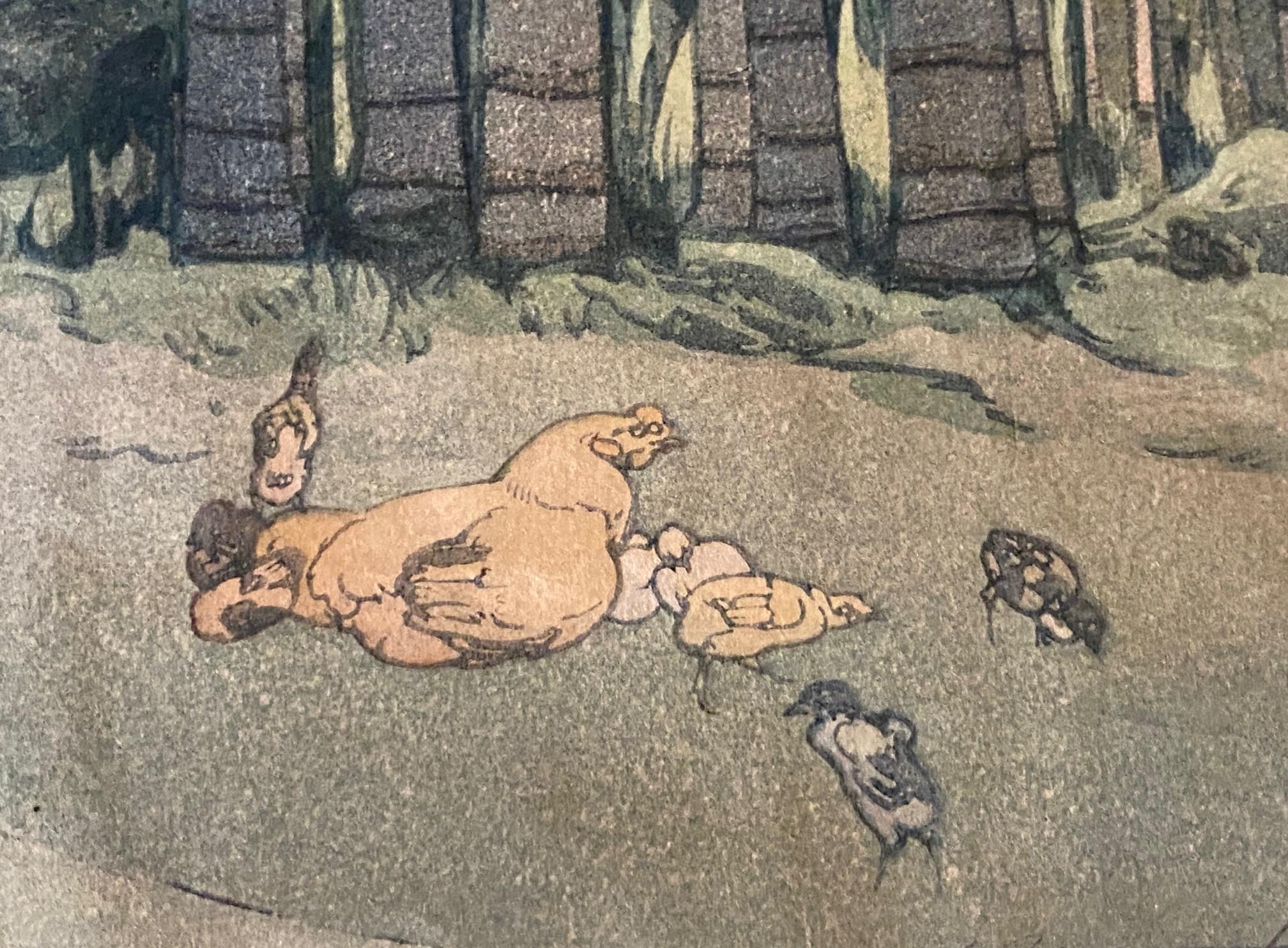 Hiroshi Yoshida Impresión xilográfica japonesa firmada Madera de bambú con sello Jizuri en venta 1