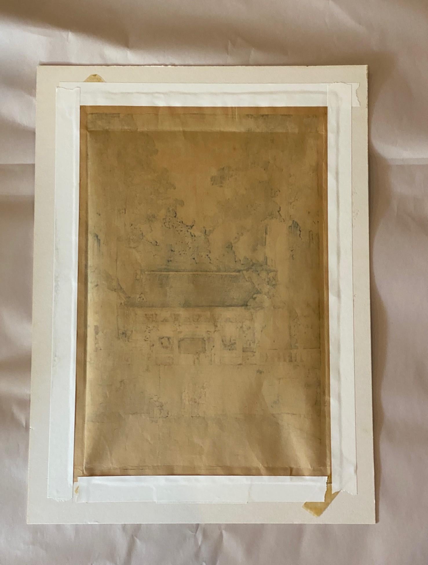 Hiroshi Yoshida Signierter Japanischer Farbholzschnitt Toshogu-Schrein mit Jizuri-Siegel im Angebot 14