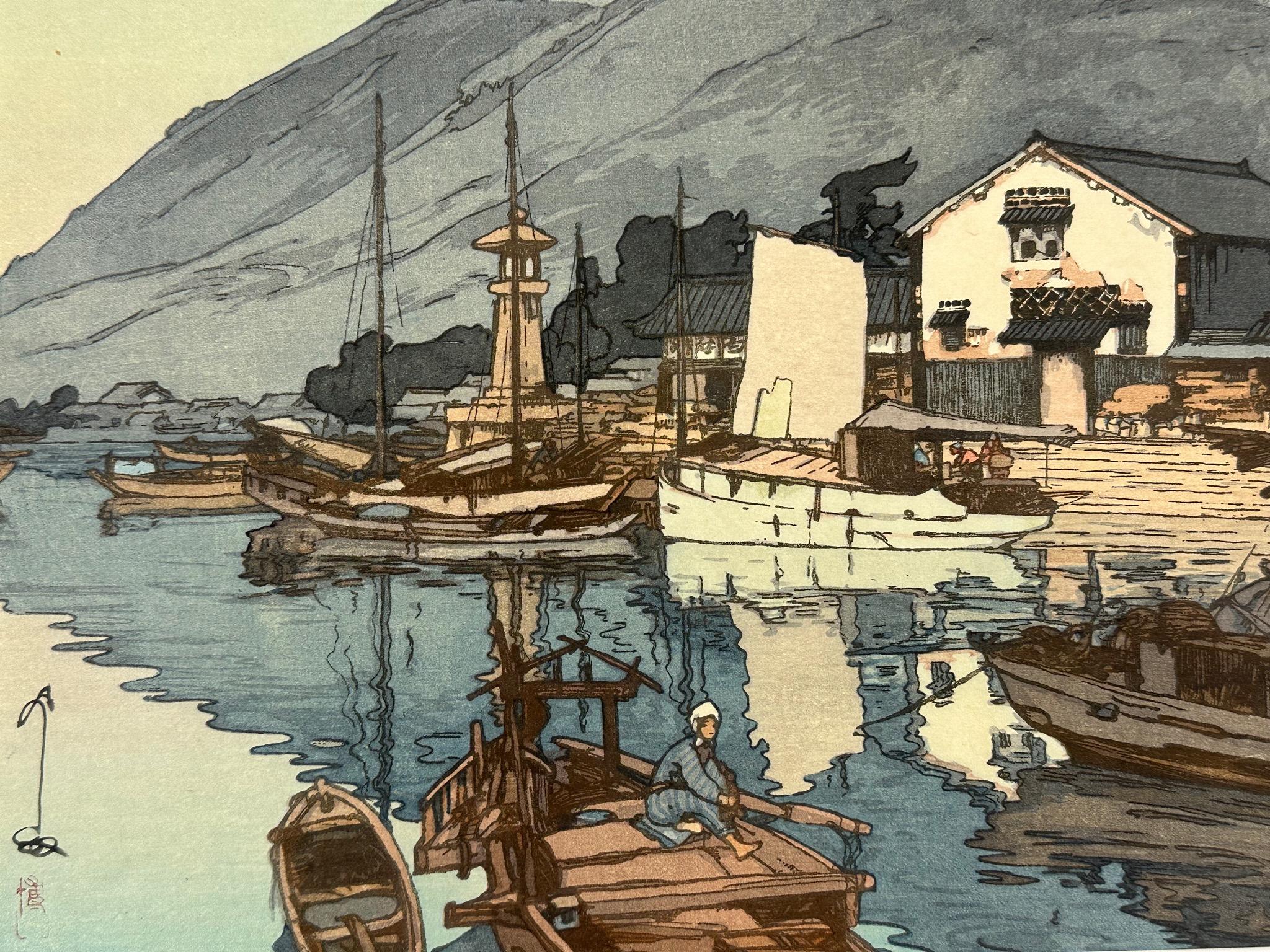 Hiroshi Yoshida Woodblock Print 