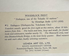 Hiroshige Ando Prints Nihonbashi & Hodogaya