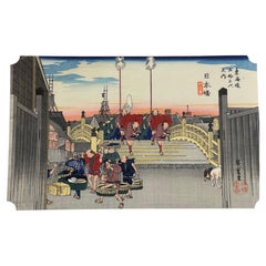 Hiroshige Ando Prints Nihonbashi & Hodogaya