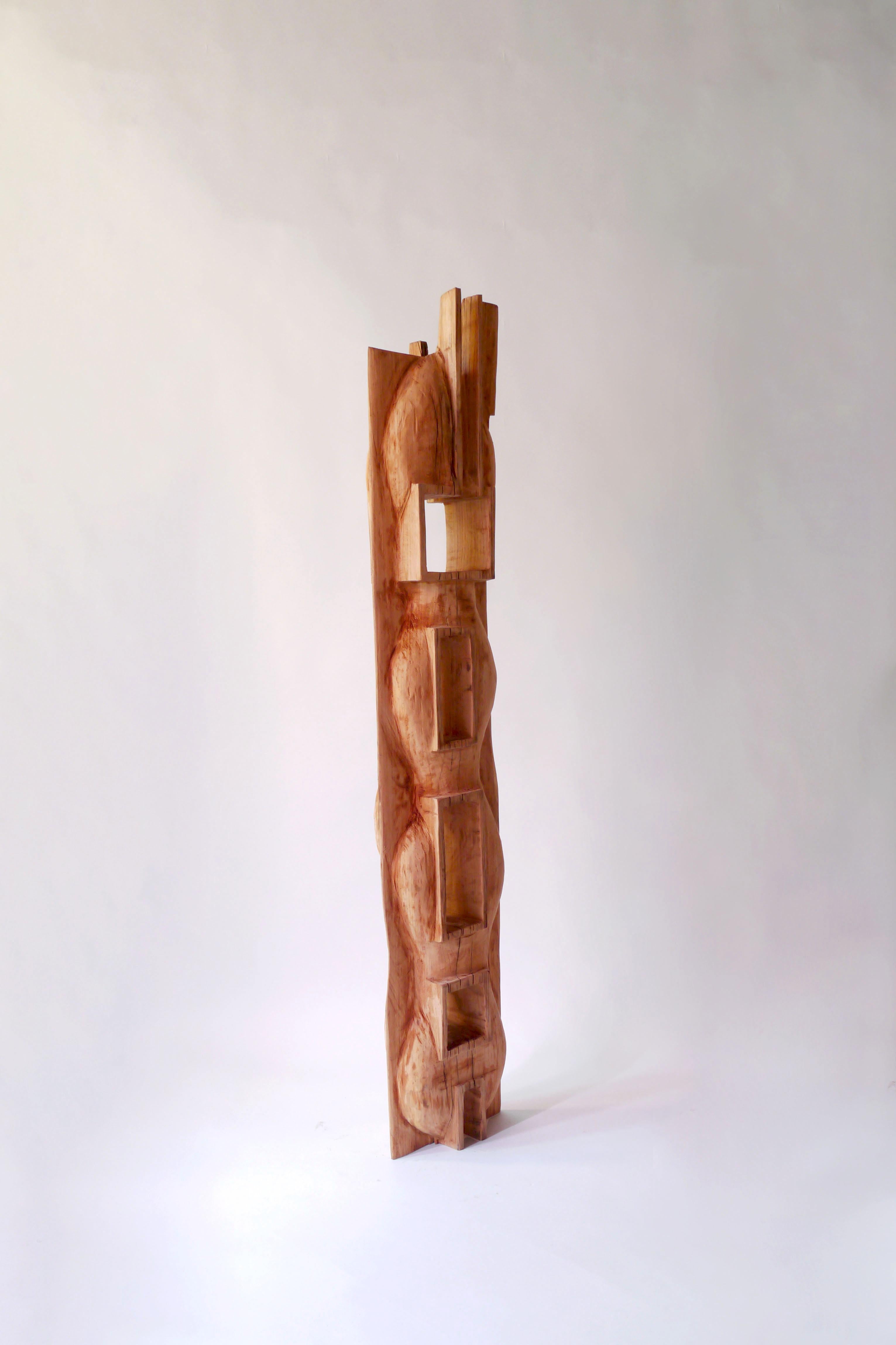 Hiroyuki Nishimura Abstract Sculpture Broad Bean Tribal Style Bookcase In New Condition For Sale In Shibuya-ku, Tokyo