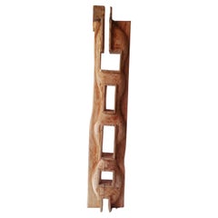 Hiroyuki Nishimura Escultura abstracta Haba ancha Librería de estilo tribal