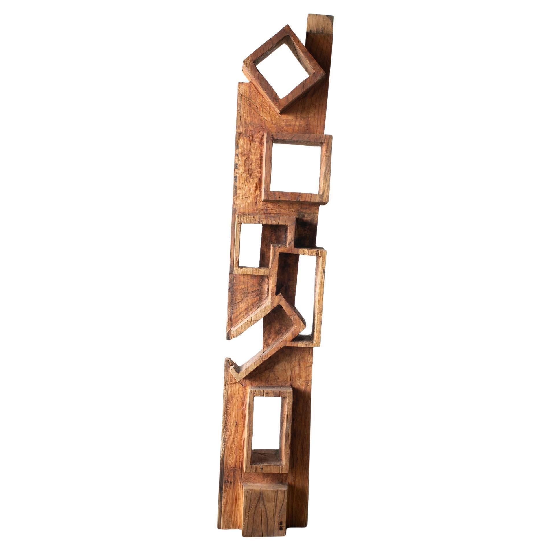Hiroyuki Nishimura Escultura abstracta Masouleh Tower3 Librería de estilo tribal