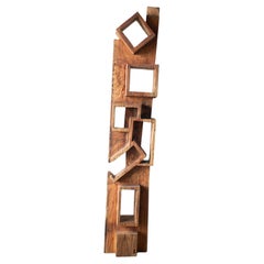Bibliothèque de style tribal Masouleh Tower3, sculpture abstraite de Hiroyuki Nishimura