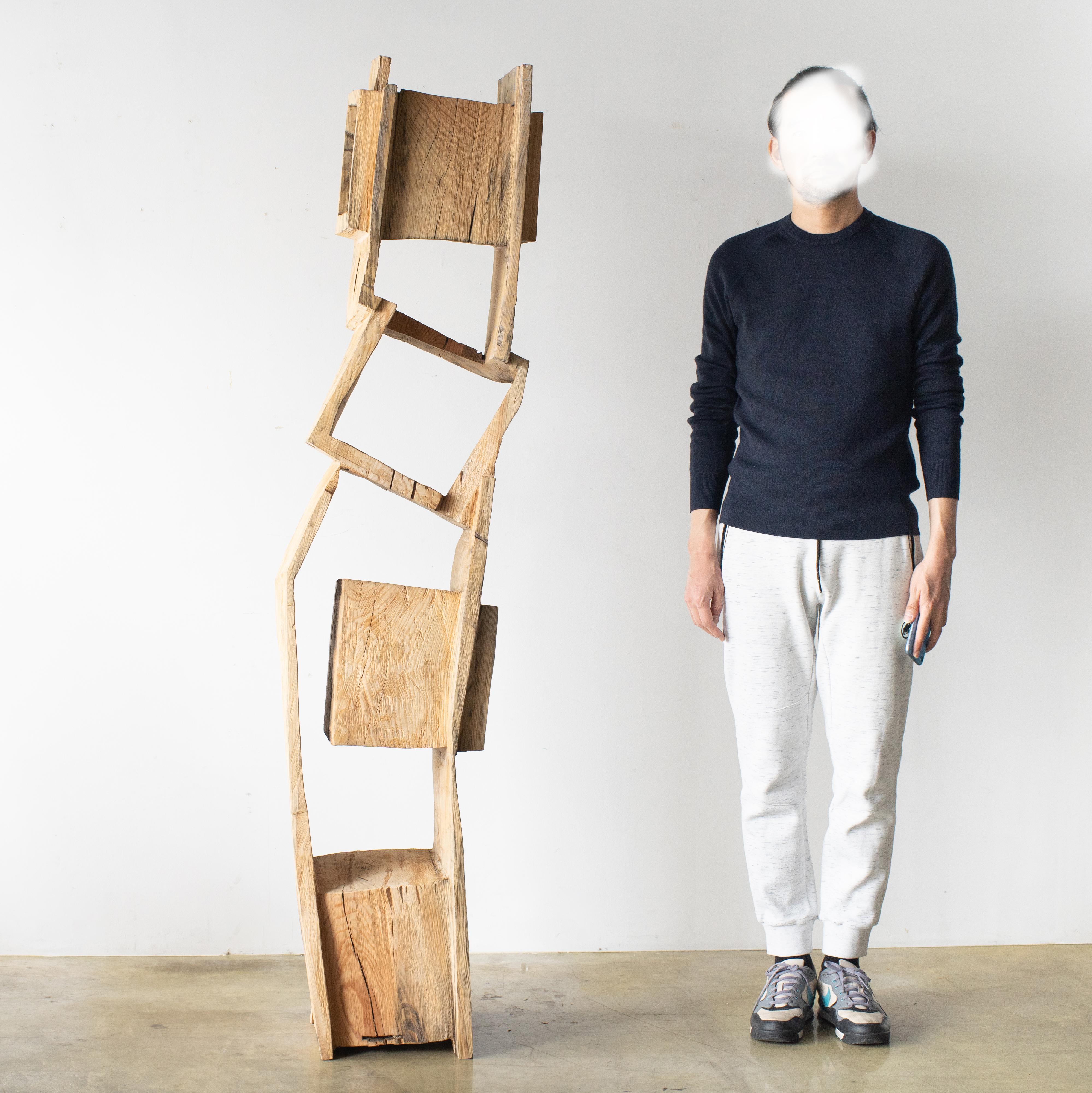 Étagère de sculpture abstraite Hiroyuki Nishimura 6 en vente 4