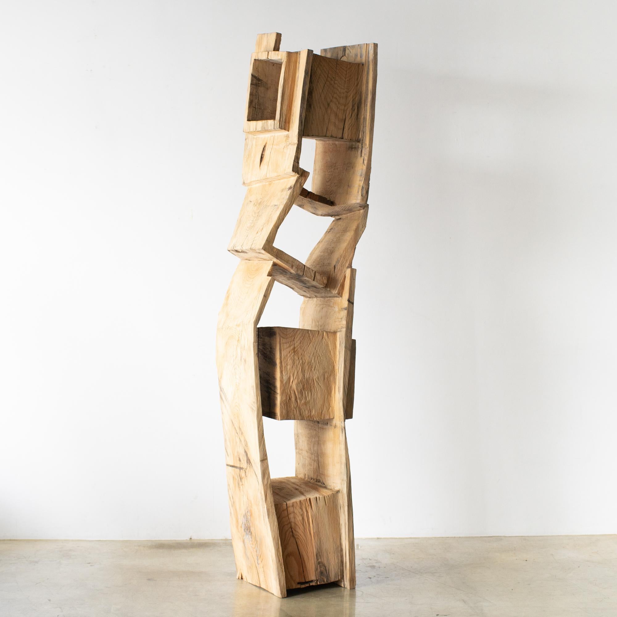 Japonais Étagère de sculpture abstraite Hiroyuki Nishimura 6 en vente