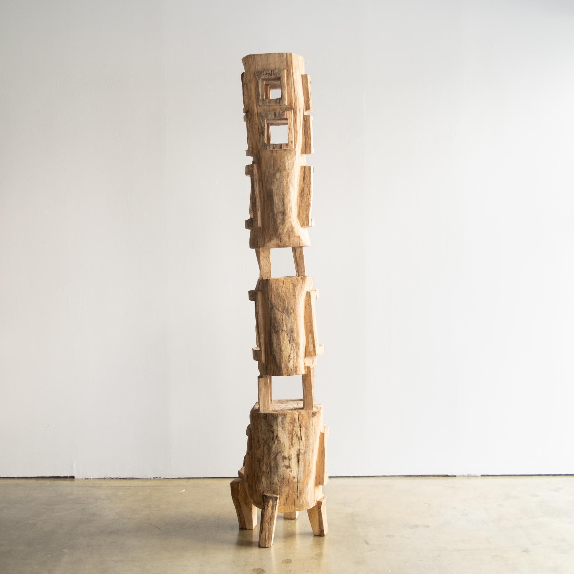 Hiroyuki Nishimura Abstract Sculpture Tribal Style shelf 7 In New Condition For Sale In Shibuya-ku, Tokyo