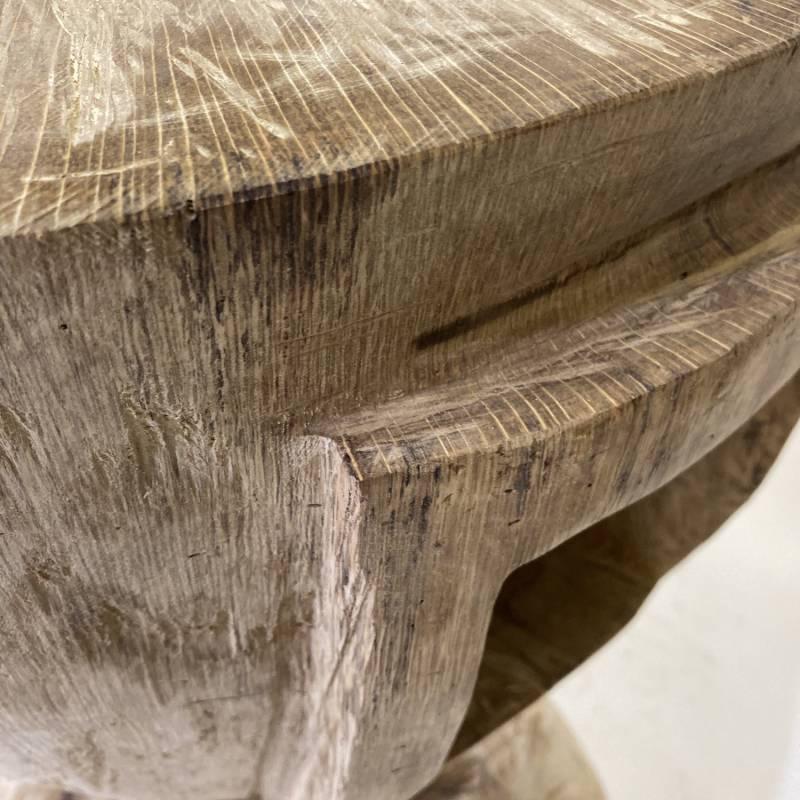XXIe siècle et contemporain Table d'appoint haute de style tribal en sculpture abstraite Hiroyuki Nishimura en vente