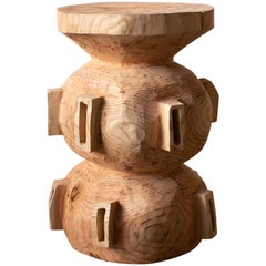 Hiroyuki Nishimura and Sculptural Stool Side Table 15-2 Tribal Glamping