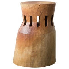 Hiroyuki Nishimura and Zogei Furniture Sculptural Stool14 Tribal Glamping