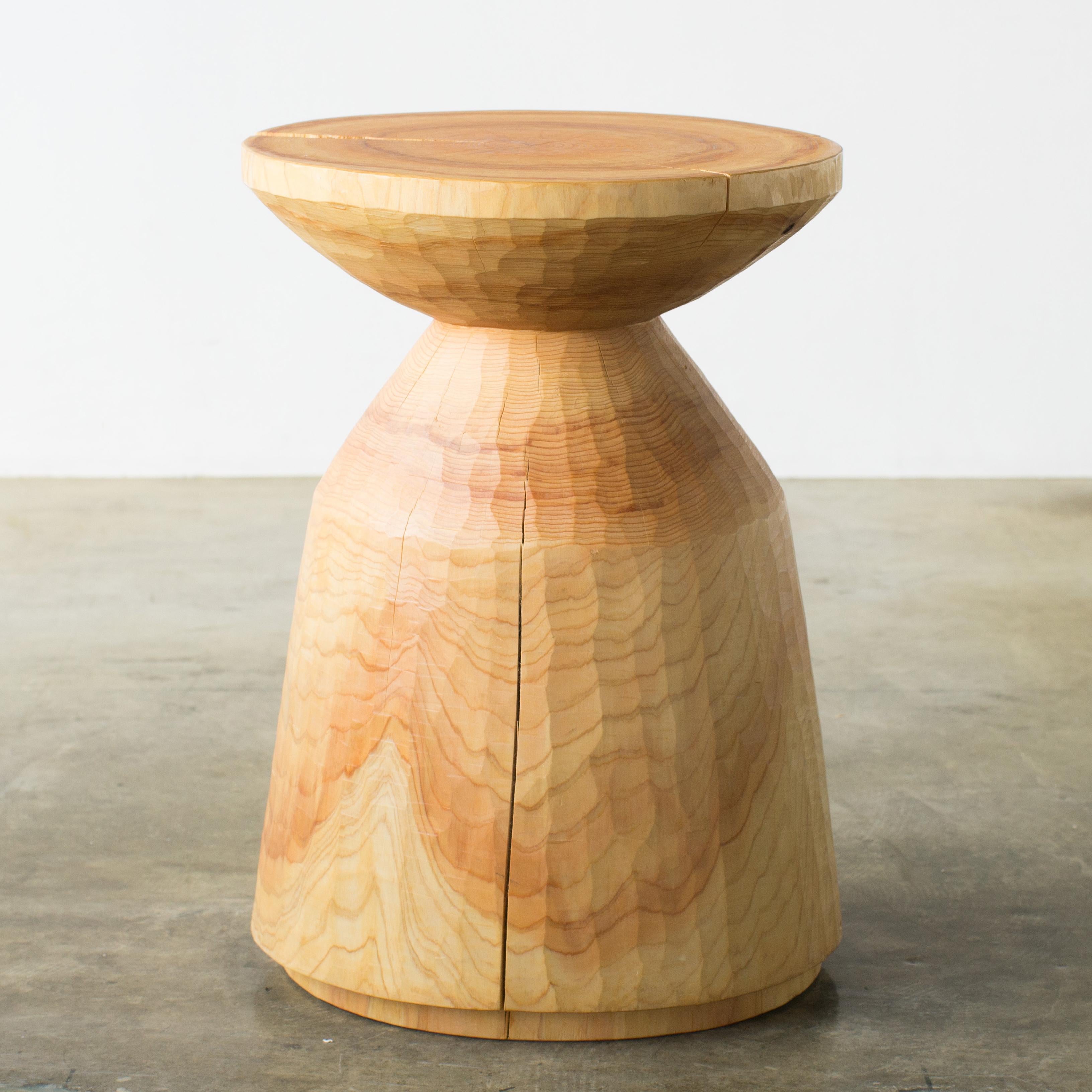 Japanese Hiroyuki Nishimura and Zogei Furniture Sculptural Stool19 Tribal Glamping For Sale