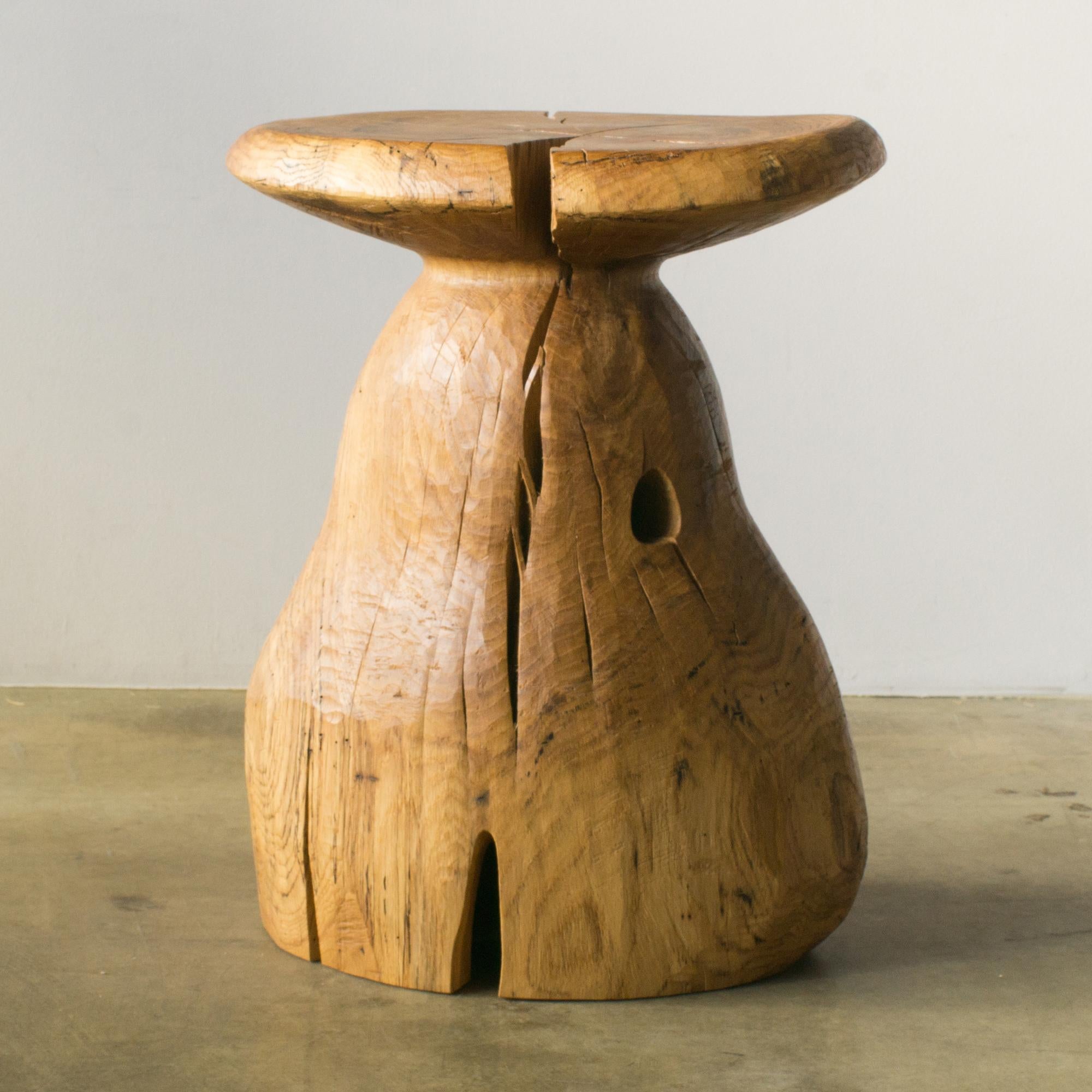 Japanese Hiroyuki Nishimura and Zogei Furniture Sculptural Stool18 Glamping