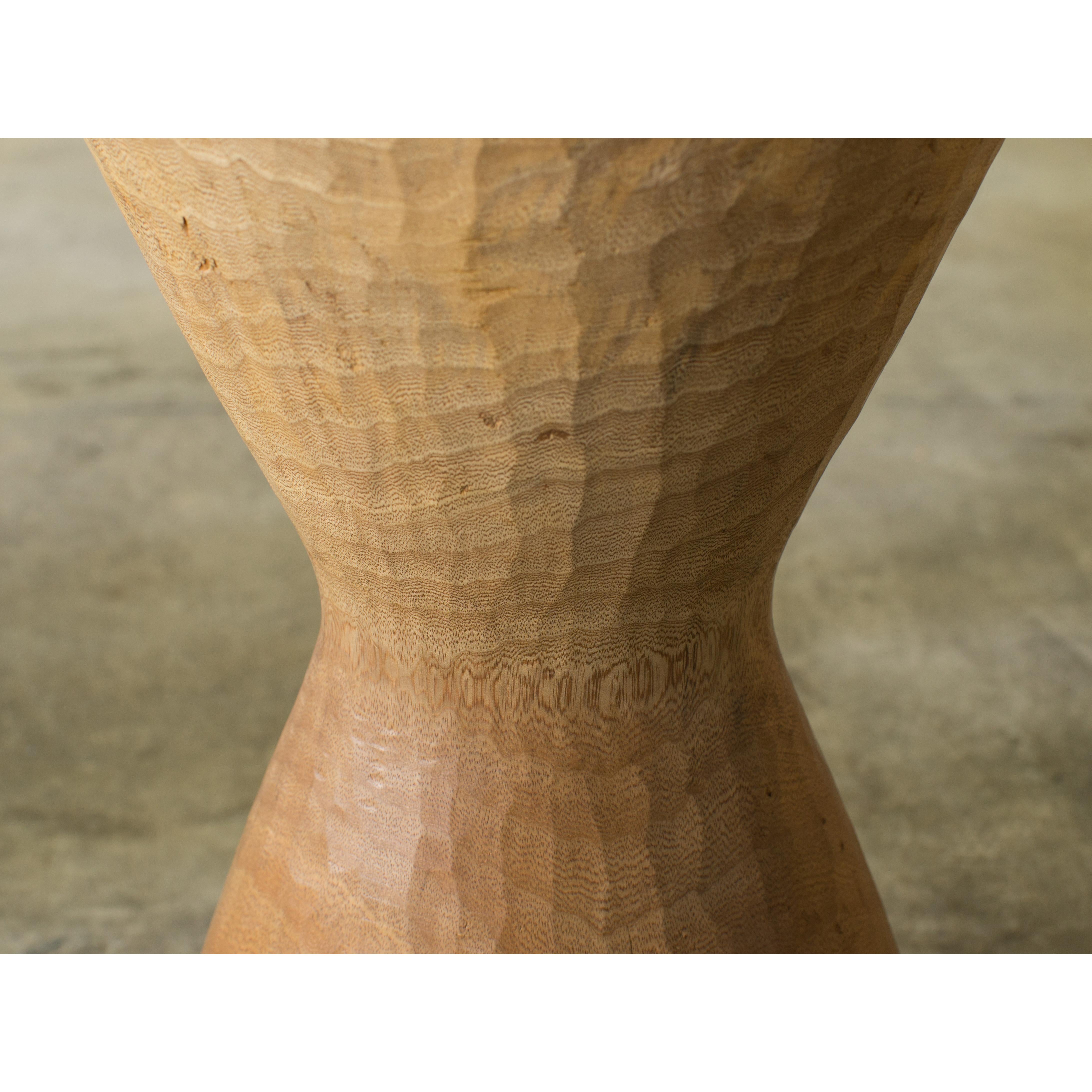 Hand-Carved Hiroyuki Nishimura and Zogei Furniture Sculptural Stool17 Tribal Glamping For Sale