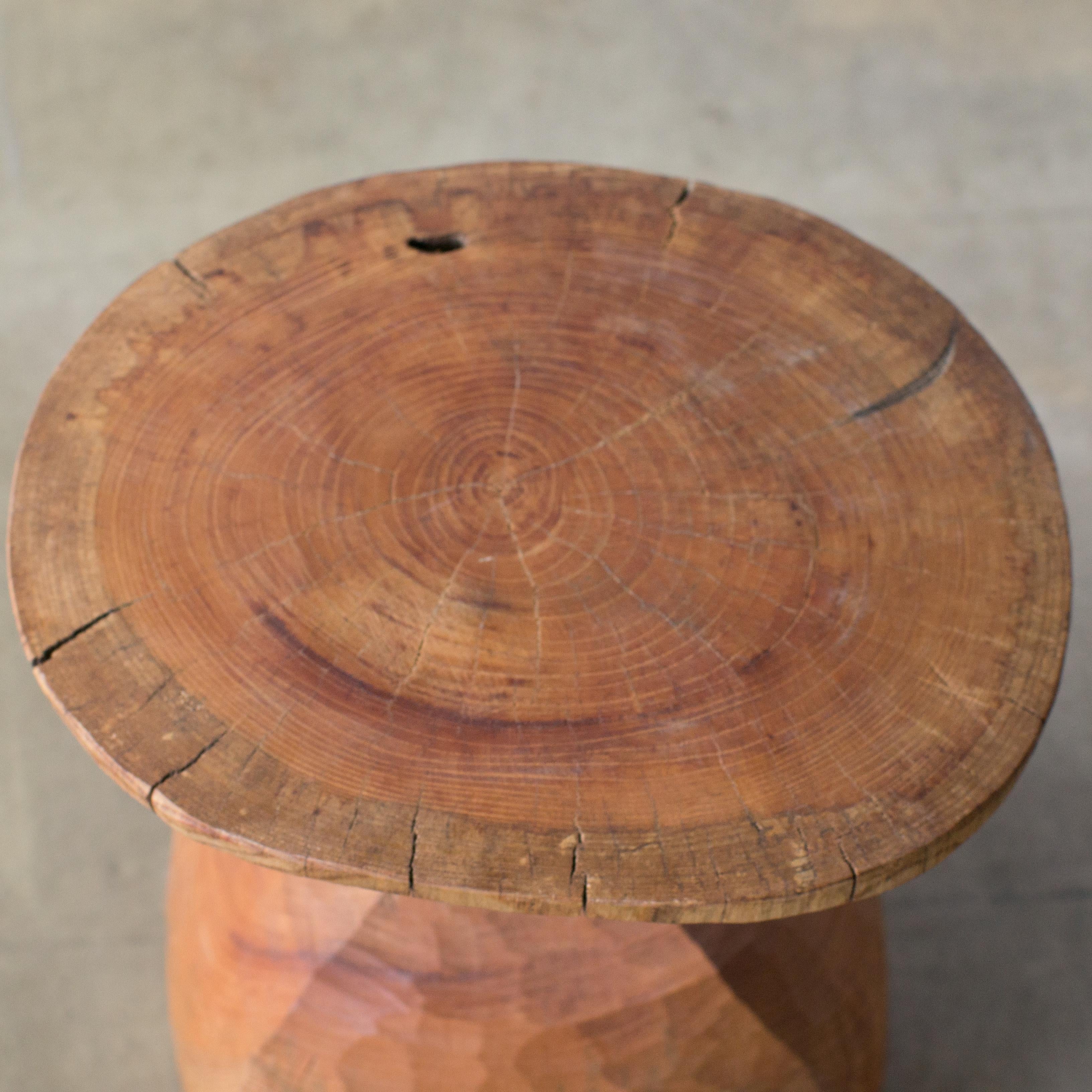 Contemporary Hiroyuki Nishimura and Zogei Furniture Sculptural Stool6 glamping  For Sale